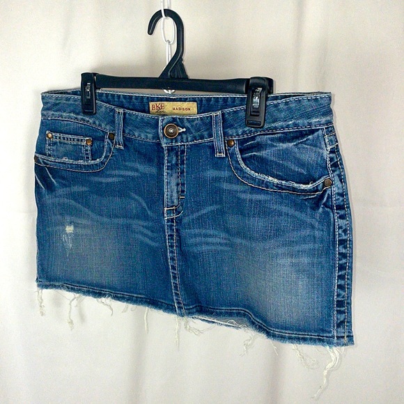 BKE Madison Denim Mini Skirt - Picture 1 of 5